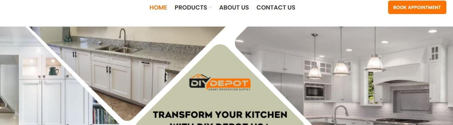 DIY Depot - Kitchen Cabinets, Bathroom Vanities,  Looring And Lighting