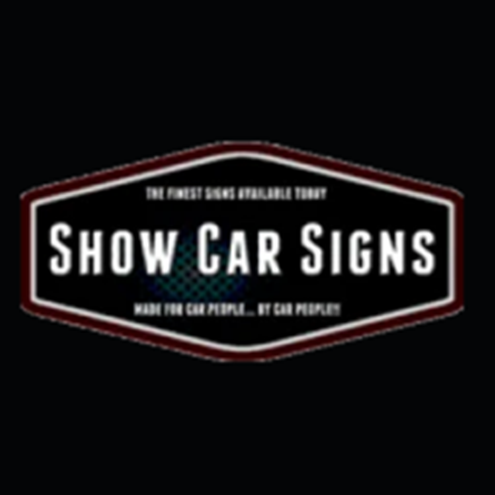 Show Car Sign